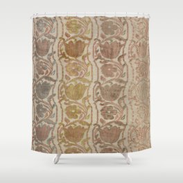 19th Century Woven Spanish Textile Shower Curtain
