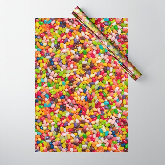 Gourmet Jelly Bean Pattern  Wrapping Paper