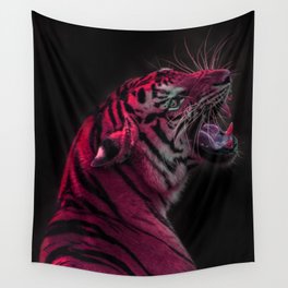 NEON TIGER Wall Tapestry