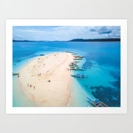 Boats at the tiny beach Art Print | Viktorionitov, Nature, Islands, Boat, Sand, Tiny, Exotic, Small, Tropics, Landscape 