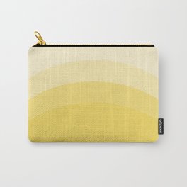 Four Shades of Yellow Curved Carry-All Pouch