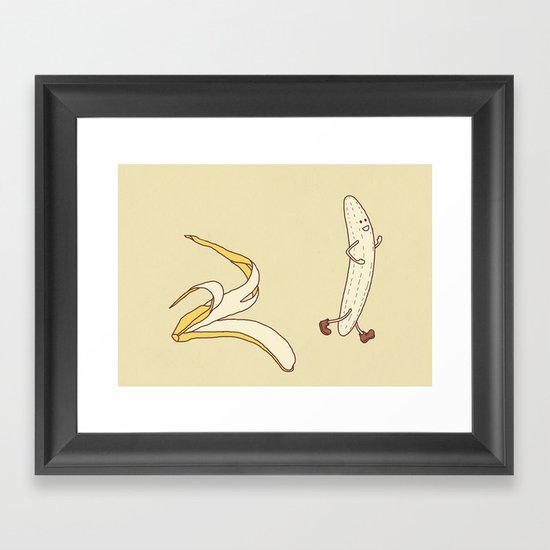 Streaker Framed Art Print