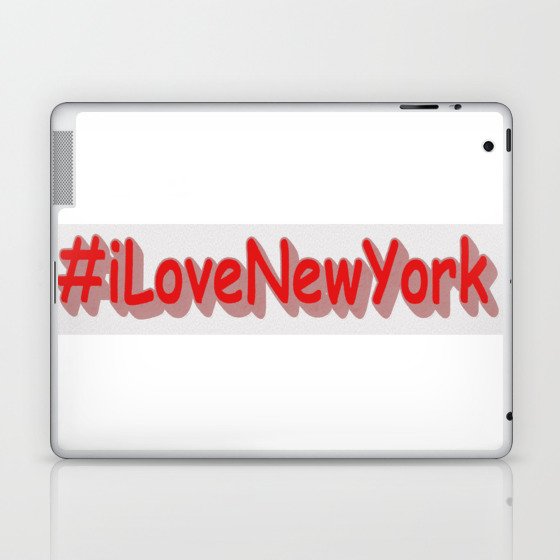 "#iLoveNewYork" Cute Design. Buy Now Laptop & iPad Skin