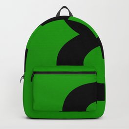 Number 8 (Black & Green) Backpack