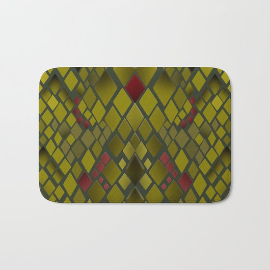 Snakeskin graphics. Bath Mat
