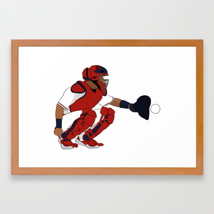 Yadier Molina Framed Art Print By Sicksticks