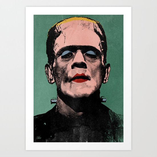 The Fabulous Frankenstein's Monster Art Print