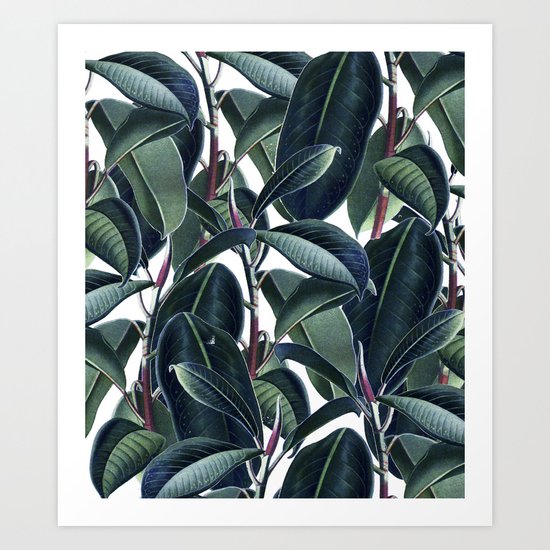 Rubber & Glue #society6 #decor #buyart Art Print
