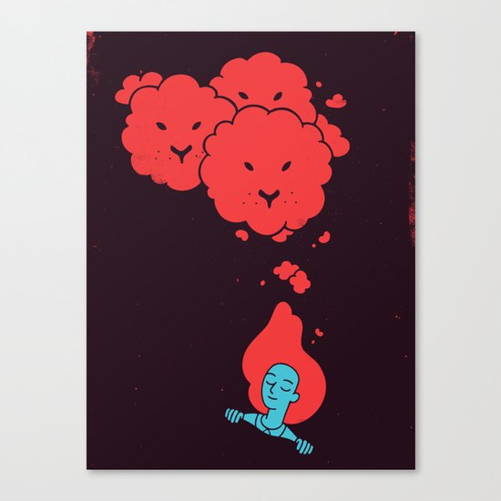 I Dream of Lions Canvas Print