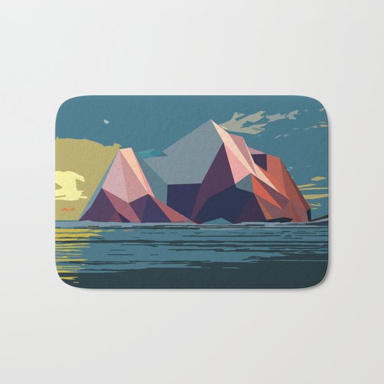 Night Mountains No. 4 Bath Mat