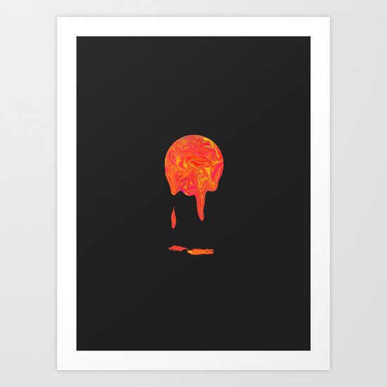 Melting Art Print