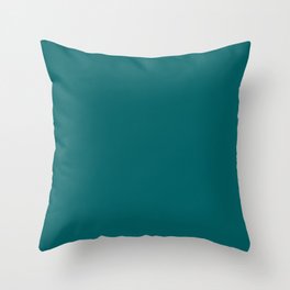 Oceanic Solid Color  Throw Pillow