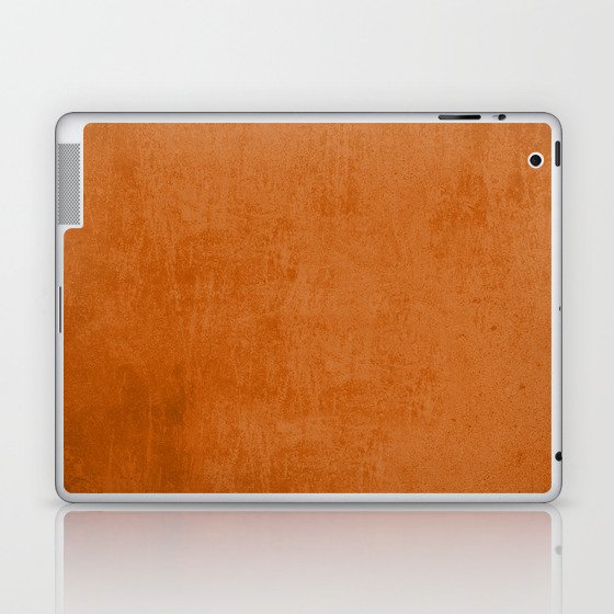 Orange rustic Laptop & iPad Skin