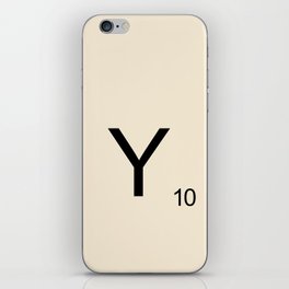 Scrabble Lettre Y Letter iPhone Skin