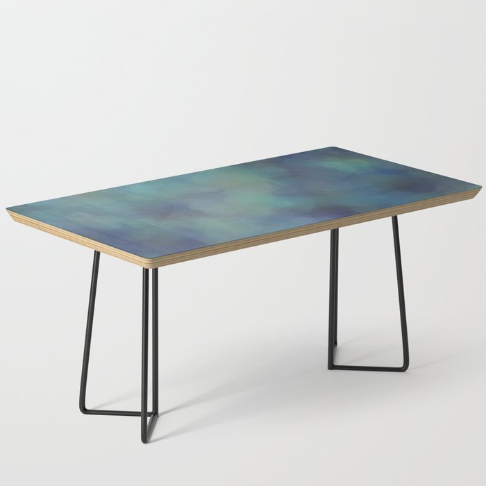 Abstract blurred fresh blue green Coffee Table