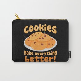 Pastry Chef Baker Cookies Make Everything Better Carry-All Pouch | Baking, Cakedecorator, Pastrychef, Cookie, Funnybaker, Baker, Bakery, Bakingteam, Bakergiftidea, Graphicdesign 