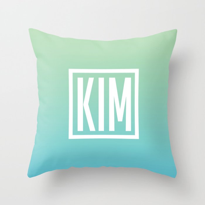 KIM Throw Pillow