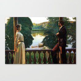 Nordic Summer's Evening by Richard Bergh Canvas Print