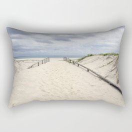 Walk to the beach Rectangular Pillow