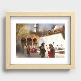 Courtyard of the Madurai Recessed Framed Print