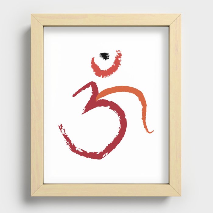 Om To Guide Your Way Recessed Framed Print