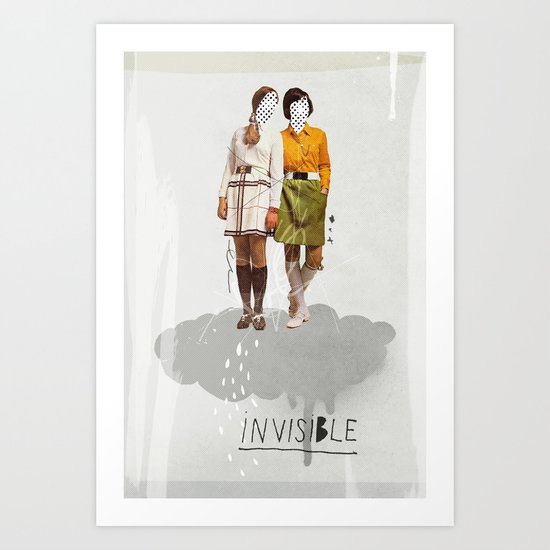 Invisible | Collage Art Print
