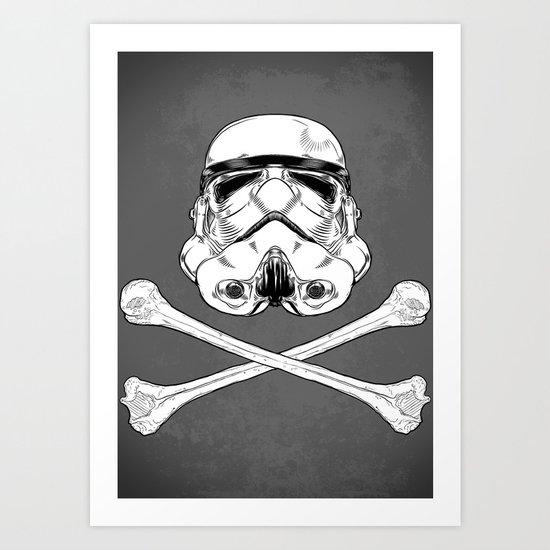 Dead in one shot Art Print