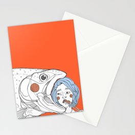 Sushi Attack Stationery Cards