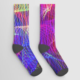 Neon Spirals 2 Socks