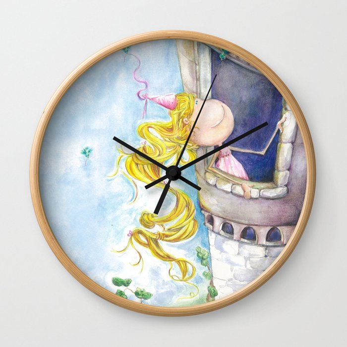 Princess Rapunzel Wall Clock