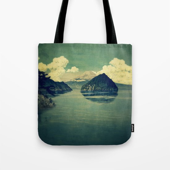 Distant Blues Tote Bag