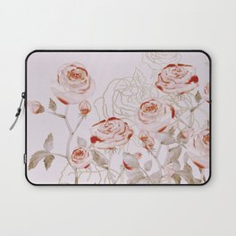 FRENCH PALE ROSES Laptop Sleeve