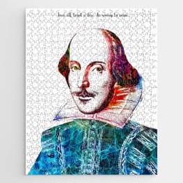 Graffitied Shakespeare Jigsaw Puzzle