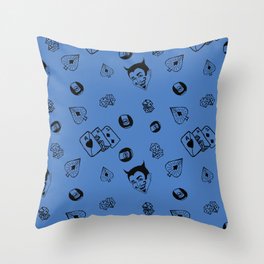 Devil in the Moonlight Throw Pillow