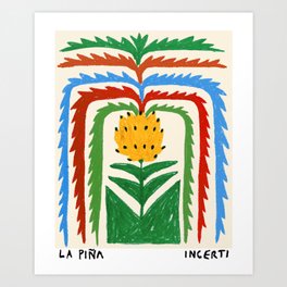 La Piña Art Print
