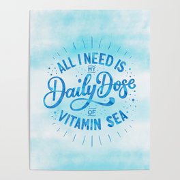 Vitamin Sea Poster