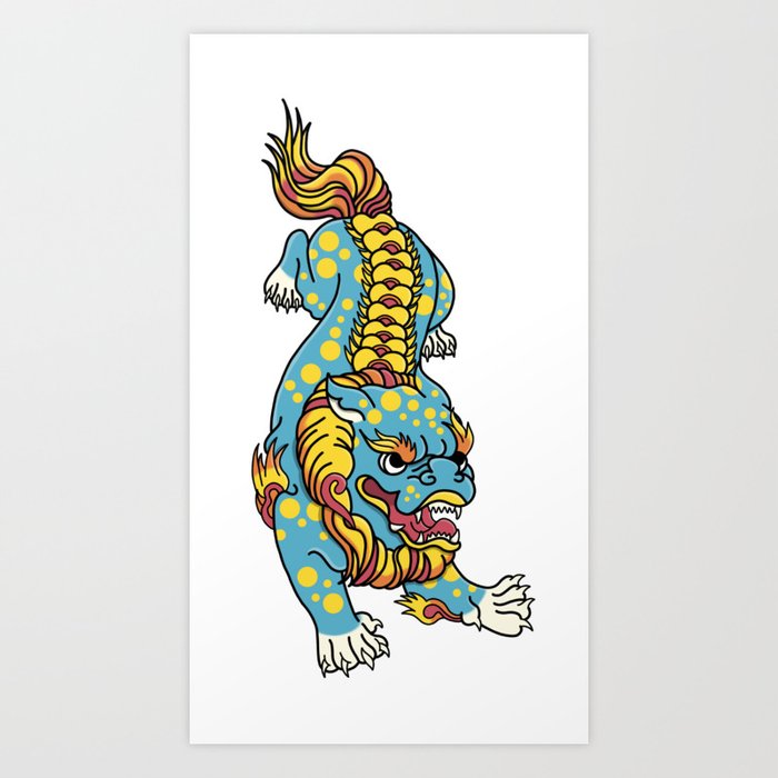 Foo Dog Art Print
