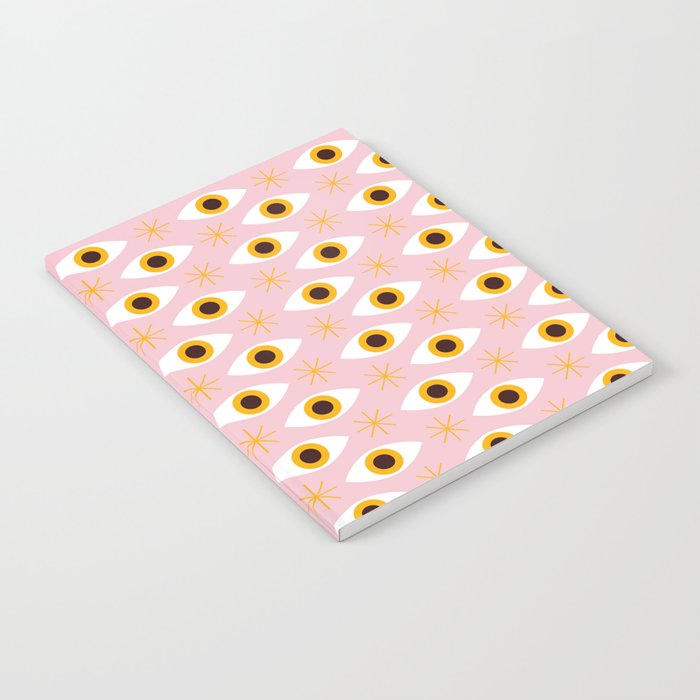 Abstraction_EYES_VISION_MAGIC_LOVE_POP_ART_PATTERN_1221A Notebook