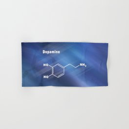 Dopamine Hormone Structural chemical formula Hand & Bath Towel