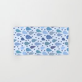 Drops with fun abstract texture  Hand & Bath Towel