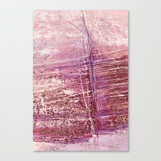 dusty pink abstract Canvas Print