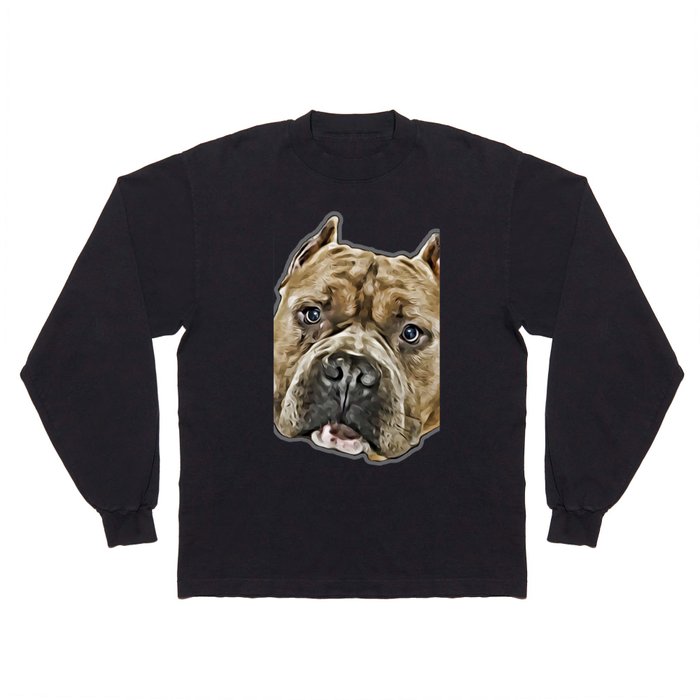 American Bully pitbull dog Long Sleeve T Shirt