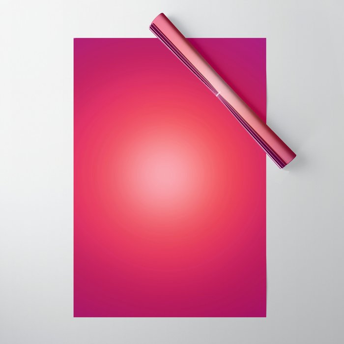 Orb Gradient // Hot Pink Wrapping Paper