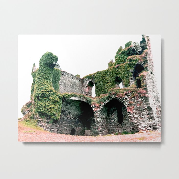 Castle in Ruins Metal Print