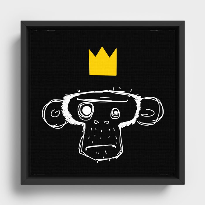 Monkey King Framed Canvas