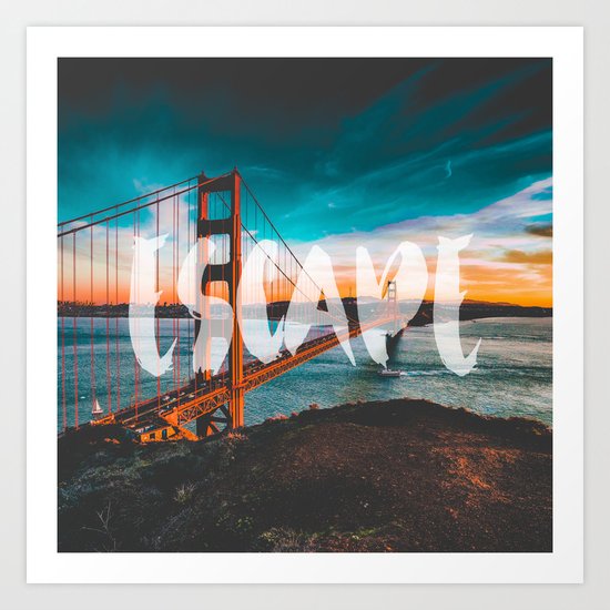 ESCAPE San Francisco Art Print