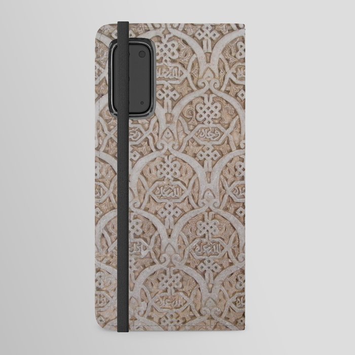 Grey Pattern Android Wallet Case