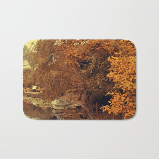 Autumn scenery #4 Bath Mat