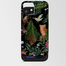 Winter Forest Animals iPhone Card Case