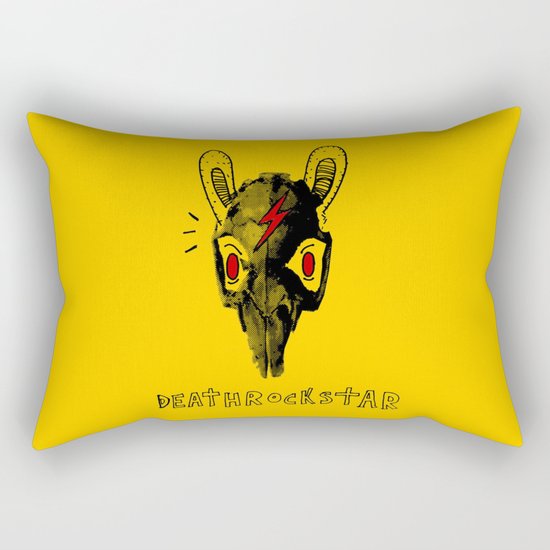 Rabitt Skull Rectangular Pillow